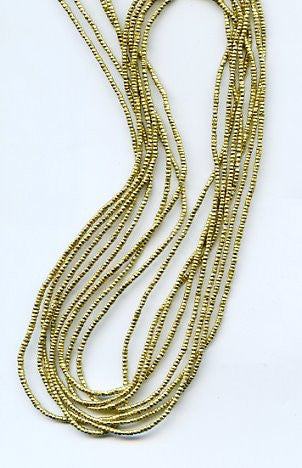 Ethiopian Brass Seed Bead Strand BA-M23B