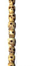 Double Bone Skull Bead Strand BBA09BL