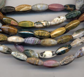 Ocean Jasper Lantern Beads BJO495