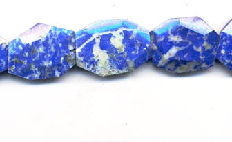 Polished Lapis Nugget Bead Strand BLSFN34