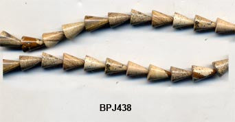 Picture Jasper Cone Beads BPJ438