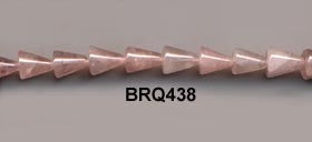Rose Quartz Cone Beads BRQ438
