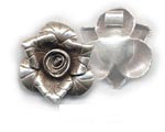 Thai Hill Tribe Silver Flower Pendant BST7673