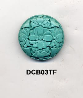 Flower Cinnabar Bead DCB03 - 2 Colors