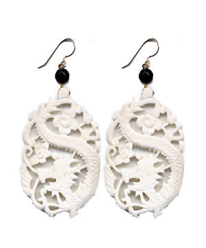 Large Dragon Bone Earrings