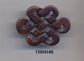 Eternal Knot Bone Pendant Bead