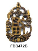 Fu Prosperity Bone Pendant Bead