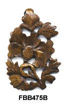 Peony Bone Pendant Bead