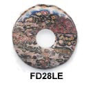 Pi Disc 28mm Leopard Skin Jasper