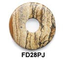 Pi Disc 28mm Picture Jasper