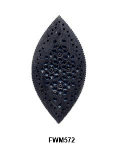 Moghal Almond Ebony Pendant Bead FWM572