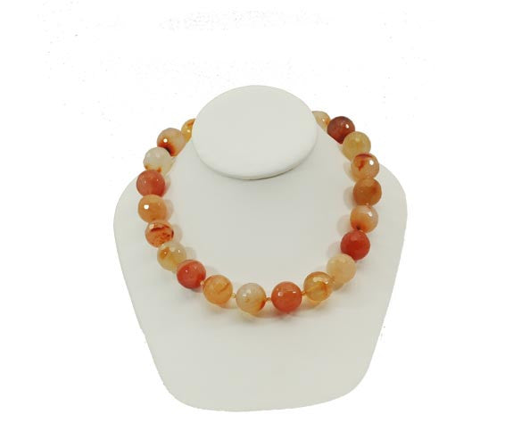 Multi Colored Carnelian Necklace