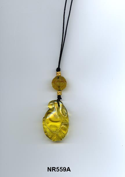 Citrine Fruit Pendant