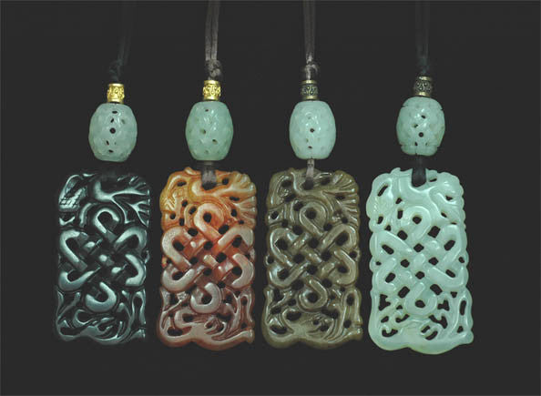 Knot Soo Chow Jade Pendant