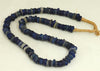 Cobalt Blue Hand Blown Glass Ring Beads BA-DG1B