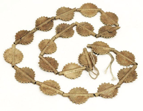 African Brass Bead Strand BA-MA31A