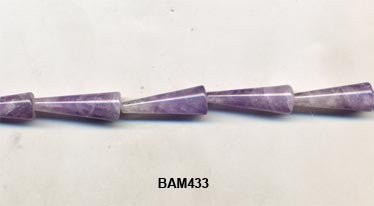 Amethyst Cone Beads BAM433