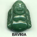Green Aventurine Buddha Pendant Bead BAV80A
