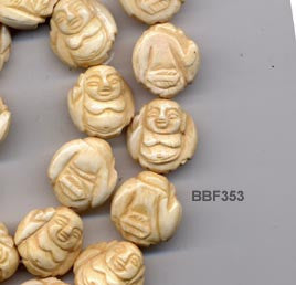 20mm Buddha Bone Bead BBF353