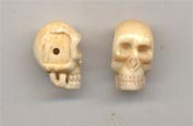 Bone Skull 16mm Bead BBF790