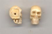 Bone Skull 16mm Bead BBF790