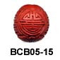 15mm Longevity Cinnabar Bead BCB05-15