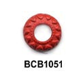 Carve Ring Cinnabar Bead BCB1051