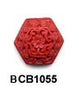 Hexagon Cinnabar Bead BCB1055