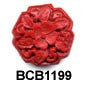 Clover Flower Cinnabar Bead BCB1199