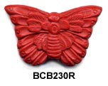 Butterfly Cinnabar Bead BCB230 - 2 Colors