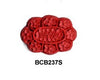 Small Scallop Cinnabar Bead BCB237S