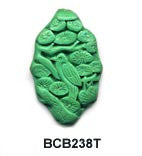 Bird/Tree Cinnabar Bead BCB238 - 2 Colors