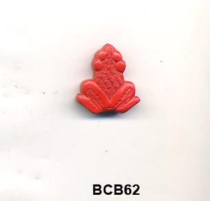 Frog Cinnabar Bead BCB62