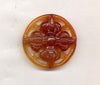 Carnelian Double Dorje Wheel Bead BCN452D