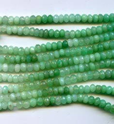 6mm Chrysoprase Faceted Roundells