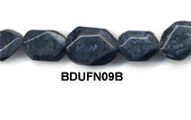 Dumortierite Nugger Beads BDUFN09B