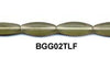 Czech Hexagonal Glass Bead Strand - Frosted Light Taupe