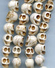 White Skull Beads Strand