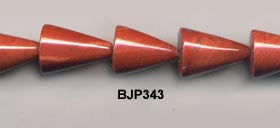 Red Jasper Cone Beads BJP434