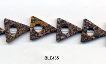 Leopard Skin Triangle Beads BLE435