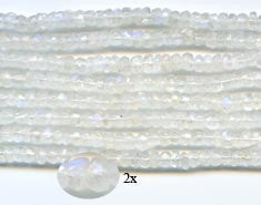 5mm Rainbow Moonstone Faceted Roundells
