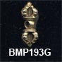 Gold Plated Pewter Dorje Pendant Bead BMP193G (10 Pack)