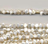 Small White Pearl Nugget Beads Strand BPL152WH