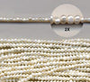 Small White Pearl Nugget Beads Strand BPL168WH