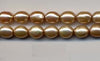 Champagne Pearl Rice Shaped Beads Strand  BPL201CP