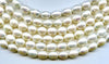 Natural White Oval Pearl Beads Strand BPL201WH