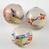Small Reverse Painted Glass Beads 15mm Round - 2 Styles