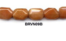 Red Aventurine Nugget Beads BRVFN09B