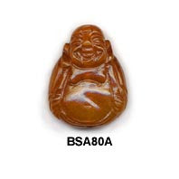 Orange Soo Chow Buddha Bead BSA80A
