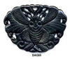 Soo Chow Jade and Agate Butterfly Pendant Bead DAG60